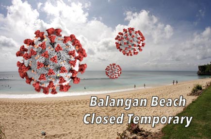 Although Closed, Balangan Beach Is Still Visited by Travelers